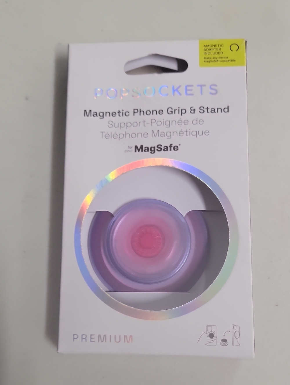 PopSocket Magnetic Phone Grip & Stand by PopSocket — Pink and Purple Gradient